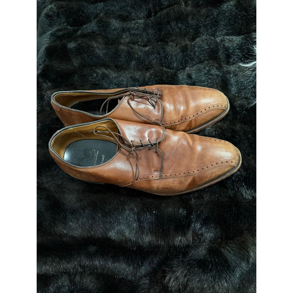 Allen Edmonds Wendell Oxford Leather Brown Mens Size‎ 14 eee 3e Dress Shoes 5758